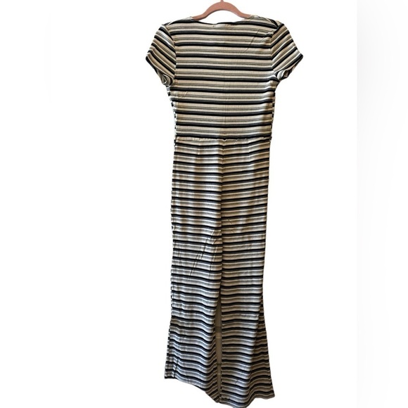 Olivaceous Striped Jumpsuit Size Medium - Picture 3 of 8